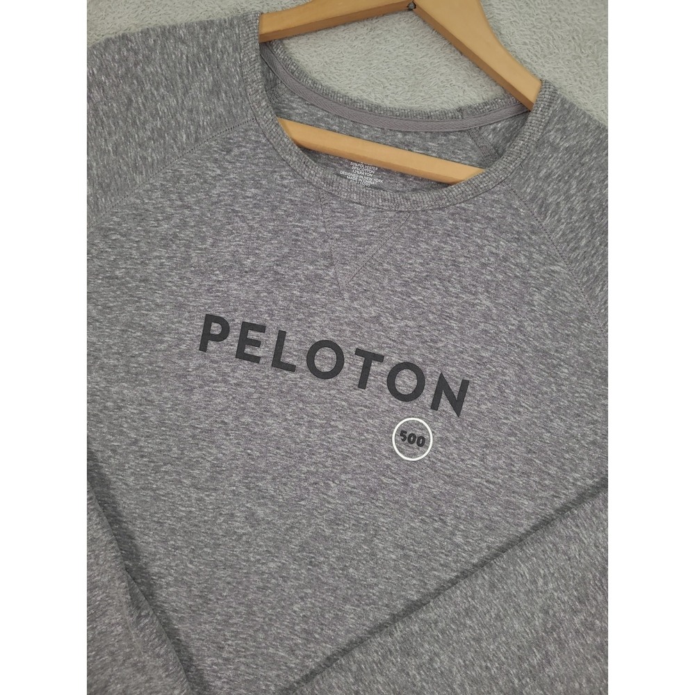 Peloton 500 Gray Long Sleeve Crew Neck Sweatshirt‎ Mens XL